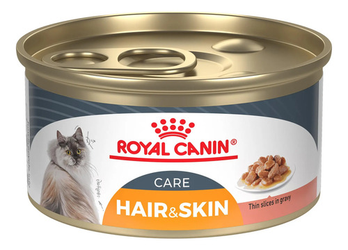 Royal Cannin Feline Care Nutrition Wet Gato Hair And Skin Care Lata 85 gr