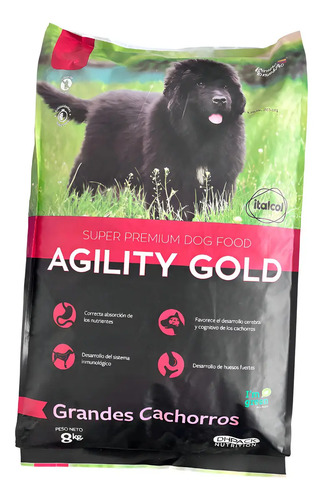 Agility Gold Canine Grades cachorros Super Premium dog Cachorros 8 kg