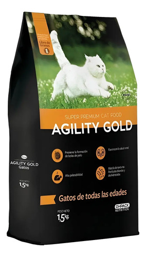 Agility Gold Feline Super Premium cat Adult 1,5 kg