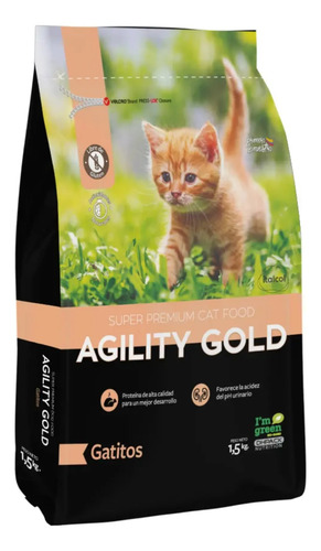 Agility Gold Feline Super Premium cat Gatitos 3 kg