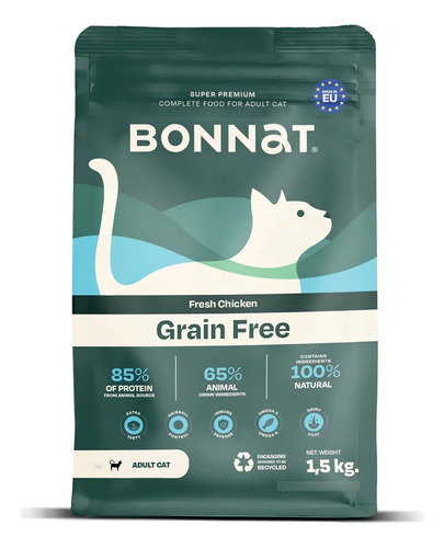 Bonnat Green Free Gato Adulto 1,5 kg