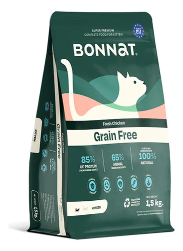 Bonnat Green Free Gato Kitten 1,5 kg
