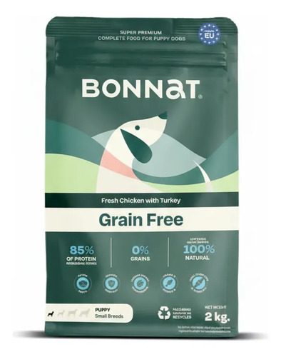 Bonnat Green Free Perro Small Adult 2 kg