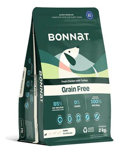 Bonnat Green Free Perro Small Puppy 2 kg