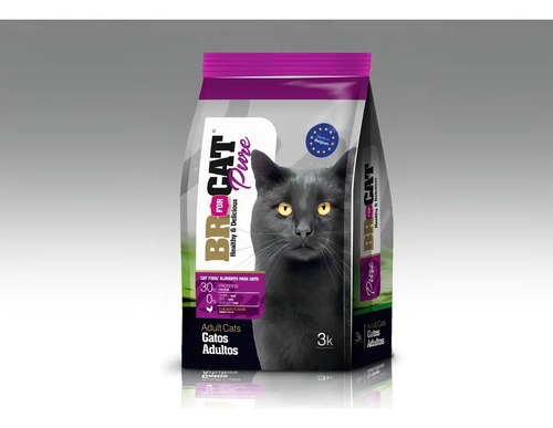 BR For Cat Pure Feline Healthy & Delicious Adult 10 kg Sabor a Pollo