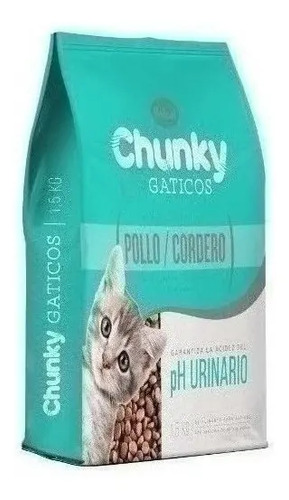 Chunky Gato Kitten 8 kg Sabor a Cordero / Pollo