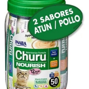 Churu Nourish Feline 50 unds Sabor a Pollo/Atún