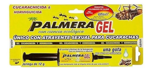Gel Palmera cucarachicida & Hormiguicida 12 gr