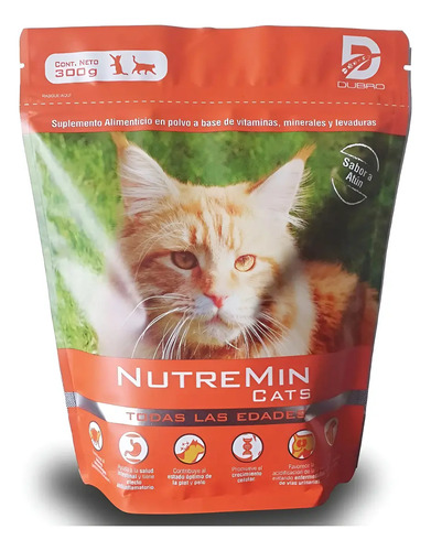Nutremin Cats Feline Suplemento alimenticio en polvo con vitaminas,minerales y levadura 150 gr