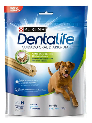Purina Dentalife Canine Raza Grande Cuidado Oral Diario 196 gr