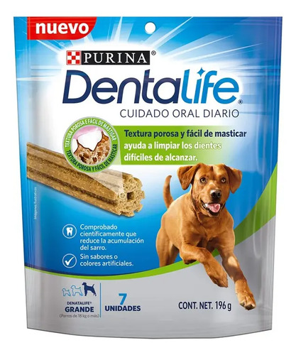 Purina Dentalife Canine Raza Grande Cuidado Oral Diario 196 gr