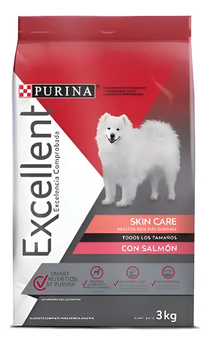 Purina Excellent Canine Skin Care Dog Adult 3 kg Sabor a Salmon