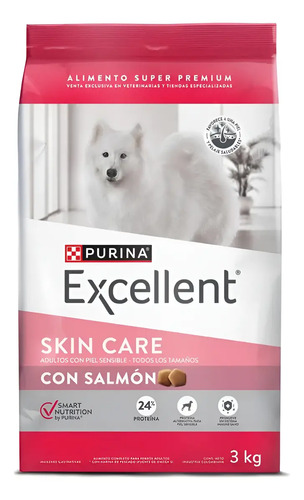 Purina Excellent Canine Todos los Tamaños Skin Care Dog Adult 8 kg Sabor a Salmon