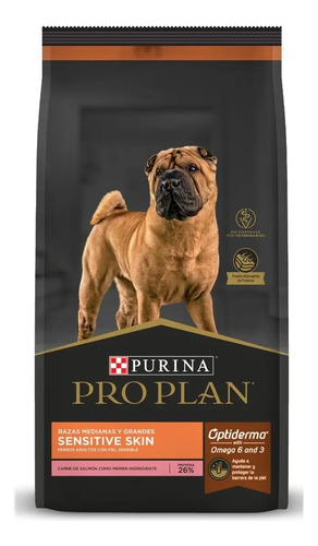 Purina Proplan dog Canine Razas Medianas y Grandes Sensitive Skin 13 kg Sabor a Salmón