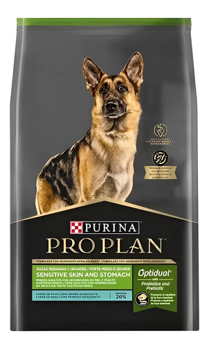 Purina Proplan dog Canine Todas Las Razas Sensitive Skin and Stomach 10 kg Sabor a Trozos De Pavo