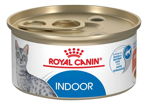 Royal Canin Feline Health Nutrition Wet Gato Indoor Gravy Lata 85 gr