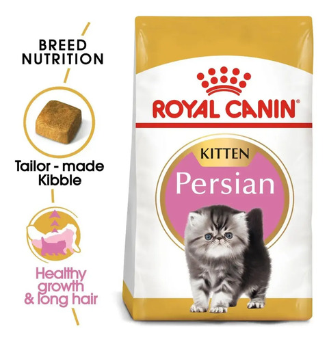 Royal Cannin Feline Breed Nutrition Dry Gato Persian Kitten 400 gr