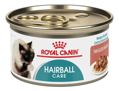 Royal Cannin Feline Care Nutrition Wet Gato Hairball Care Lata 85 gr