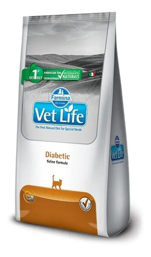 Vet Life Natural Feline Diabetic Gato Adulto 2 kg